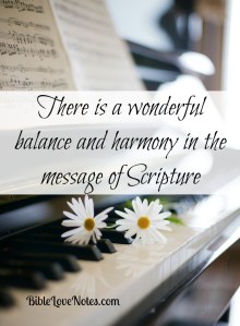 Bible and harmony